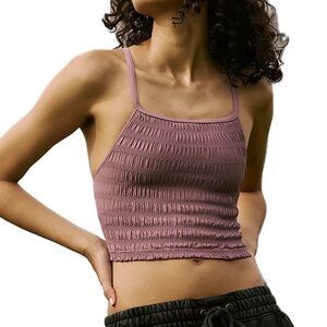 Free People - FP Movement Femme Ruched Tank Size XS/S Color Purple Mountain